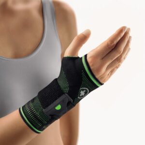 Bort ManuBasic® Sport Handgelenkbandage, schwarz-grün