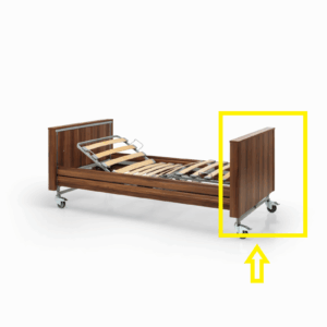 Hermann Bock Endstück-Vollverkleidung für Pflegebett domiflex push and ready