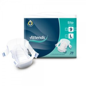 Attends Slip Active 9 Large (1x28 Stk.)