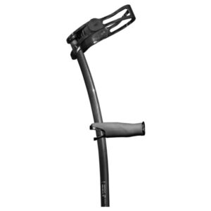 INDESmed Unterarm-Gehstütze Carbon geschlossene Armschelle