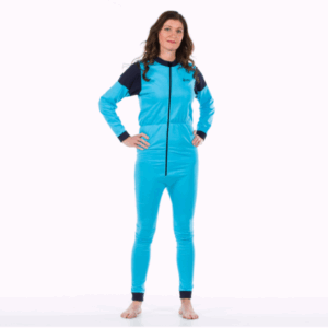 4care Pflegeoverall Trikot lang mit Reißverschluss vorne