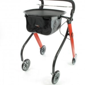 Trust Care Indoor Rollator Let's Go rot schwarz