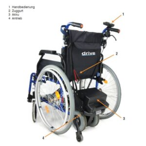 DRIVE PowerStroll HD Rollstuhlschiebehilfe bis 180 kg