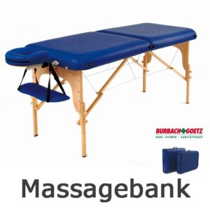 Sissel Koffer-Massagebank Massageliege, Robust, blau, Massagetisch