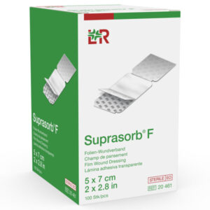 L&R Suprasorb F Folien-Wundverband steril 5x7 cm (100 Stk.)