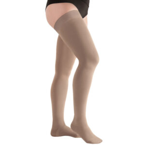 Compressana Free CCL2 Schenkelstrümpfe mit Spitzenhaftband