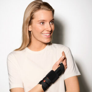 Sporlastic Manu-Hit Classic schwarz Handgelenkbandage 18cm