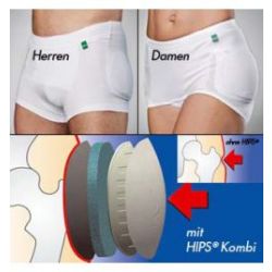 Russka HIPS Hüftschutz Kombi für Männer + Frauen Optimaler Schutz beim Sturz