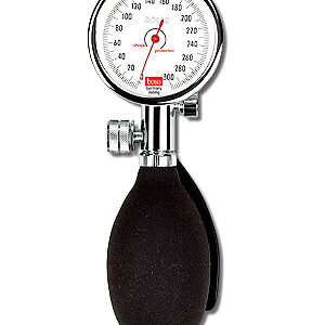 Boso Solid Blutdruckmessgerät, mit XL-Klettmanschette 33-41cm, Skala 60mm, Etui, schwarz
