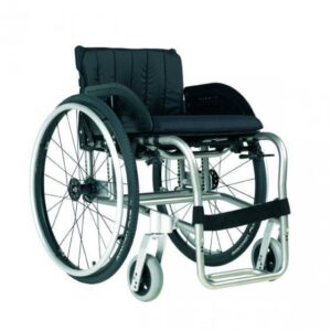 Invacare XLT (starr) Aktiv-Starrrahmen-Rollstuhl aus Titan, nur 9,8kg Gewicht, bis 135 kg belastbar, Standardausstattung