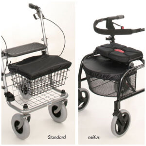 Korbabdeckung für Rollatoren schützt vor Wettereinflüssen