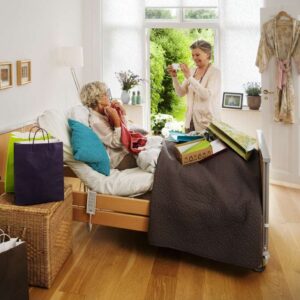 Invacare Pflegebett Medley Ergo Low Holz 24-Volt Pflegebett von Invacare