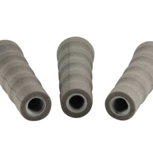 Moosgummigriff, grau, 3er Set