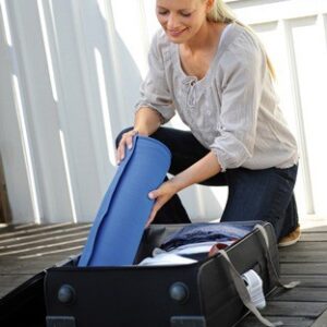 SISSEL Transportbezug für Nackenkissen Travel Cover,blau