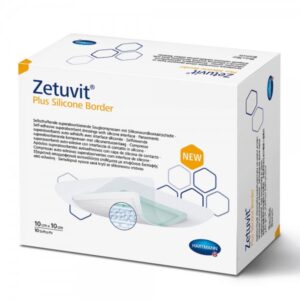 Hartmann Zetuvit® Plus Silicone Border Wundauflage 12,5x12,5 cm (1x10 Stk.)