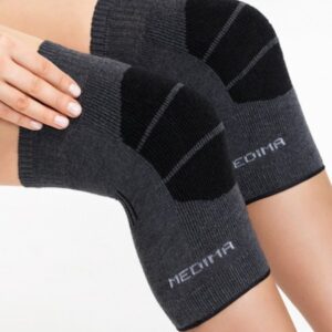 Medima Kniewärmer Sport, dunkelgrau, 35%Wolle 15% Angora