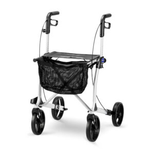 Meyra Mobilus Rollator, silber, Leichtgewicht - Gehwagen, inkl. Stockhalter, bis 150 kg (nicht mehr lieferbar)