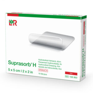 L&R Suprasorb H Hydrokolloid-Verband Dünn 5x5 cm (10 Stk.)