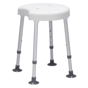 Russka Duschhocker rund mit Hygieneausschnitt