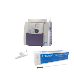 Atmos C 161 Aspirator DDS Absauggerät, netzabhängiger Atemwegsauger, inkl. Absaugkatheter