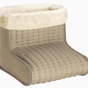 (AV) Bosotherm Fußwärmer 3000 Ideal bei kalten Füßen, herausnehmbares Teddy-Innenfutter, waschbar, 2-Stufen-Schalter, strapazierfähiges Obermaterial, 100 Watt