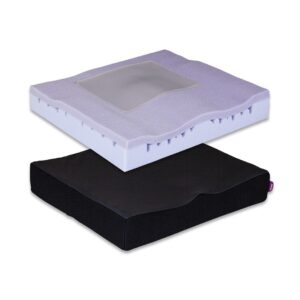 KUBIVENT ConturaGel Light Kissen, konturgeformt mit Gelschaum-Sitzfläche und Gel-Pad, HMV, bis Grad III, bis 120kg