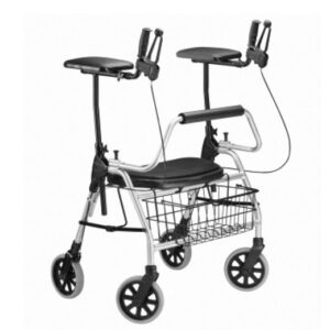 MIETEN = Dietz Rollator XXL mit Unterarmauflagen Sitzbreite 60cm, bis 200kg (TAGESMIETE ab 2 €)