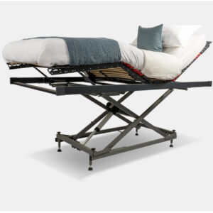 Freestyle Plus Einlegerahmen, Bett-im-Bett System, 90/100 * 200/210/220cm, höhenverstellbar 32–76cm, Komfort-Lattenrost mit 42 Holzfederleisten, bis 160kg