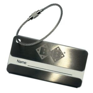 Bischoff & Bischoff Namensschild für Rollator in Silber (#10457)