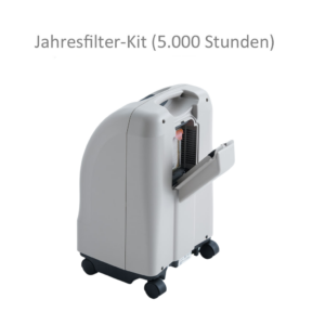 Jahresfilter-Set für Invacare Perfecto2 Sauerstoffkonzentrator (V) inkl. Einlass-, Gehäuse- und Partikelfilter (5.000 Betriebsstunden)