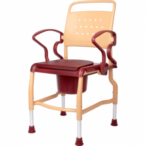 Rebotec Toilettenstuhl Kiel mit höhenverstellbarer Sitzfläche