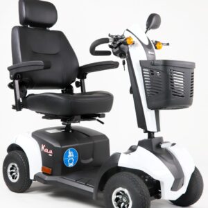 Kolja Elektromobil, ÖPNV Scooter 6 km/h, weiss, Deltalenker und Kapitänssitz, 36Ah Akku, bis 160kg