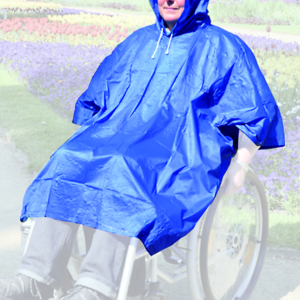 Regen Poncho Rainstar Easy einfacher Notfall-Regenponcho, für Rollstuhlfahrer (#1697)
