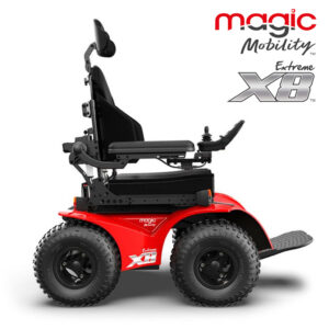 Magic Extreme X8 Elektrorollstuhl, Outdoor, Allrad, Made in Australia, 10 km/h, bis 182kg ( = Nachfolger XT4)