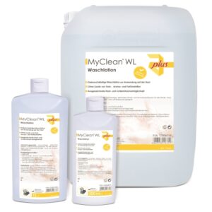 MyClean WL Waschlotion 1000ml Flasche, hochwertiges, seifenfreies Hände- und Hautwaschpräparat, für alle Hände-, Haut- und Körperwaschungen