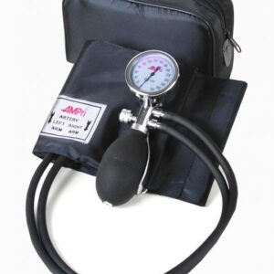 Med-Comfort Aneroid Blutdruckmessgerät, 2-Schlauch-System, Manschette schwarz