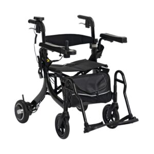 MovingStar AllinOne ''E'' - faltbarer Elektrorollator, Elektrorollstuhl & Schiebehilfe, bis 100kg