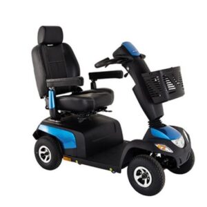 Invacare Orion PRO 10km/h TÜV, 4-Rad-E-Mobil, Elektromobil, ein himmelblaues Seniorenmobil, Invacare Scooter