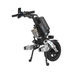 PAWS CITY elektrisches Zuggerät für Rollstühle, HMV, Rollstuhlzuggerät, 12'' oder 14''-Räder, für Stadtfahrten und ebene Straßenoberflächen (#1235845)