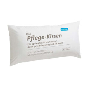 Pflege-Kissen 40x80cm, komplett waschbar bis 95°, softe und elastische Luftzellenstäbchen-Füllung, inkl. Bezug