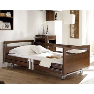 Bock practico niedrig 25/80 Pflegebett, Niedrigbett mit maximalen Einstellmöglichkeiten