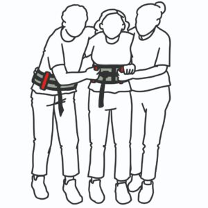 EasyTRANSFER Transfergurt für die Hüfte, erleichtert das sichere Umsetzen von Personen, Universalgröße, bis 130kg