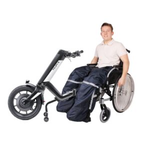 RolkoYETI Fußsäcke für Rollstuhlfahrer mit Nutzung von Zuggeräten, 1 Paar