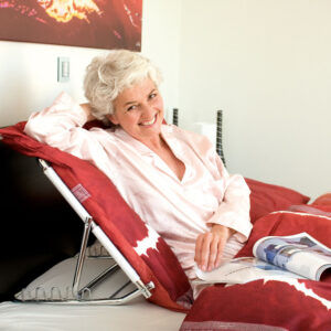 Russka Rückenstütze - bequem im Bett Sitzen, lehnen Sie sich entspannt zurück