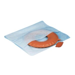 Luftkissen-Set aus Gummi von Russka, mit Einmalbezug und Pumpball