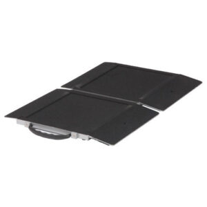 Rollstuhlrampe klein, einfach faltbar, 40cm lang Kofferrampe, Rampe 76cm breit, bis 300kg belastbar