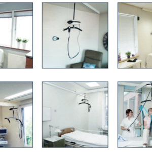 SLK Luna Twin Set XL, Deckenliftanlage für Adipositas Patienten, nahezu überall installierbar, bis 400kg