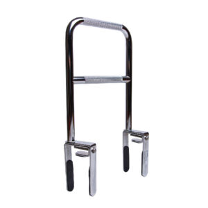 Badewannen-Einstieghilfe lang Doppelgriff, Länge Griffhöhe 56cm, gerade Griff, belastbar bis 100 kg