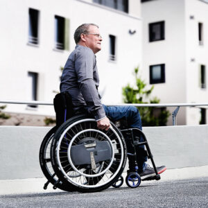 Sunrise Medical EMPULSE WheelDrive Elektroantrieb, HMV, elektrischer Zusatzantrieb für manuelle Rollstühle (#2881)