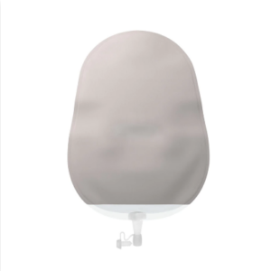 SenSura Mio Konkav einteilig Uro Mehrkammerbeutel, Maxi, Stoma 10-40mm, lichtgrau, P=10 Stück